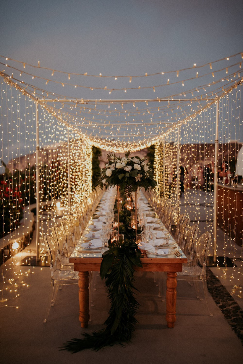 Garden Wedding Lighting