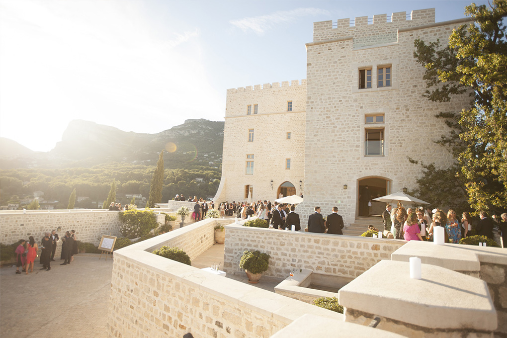 getting married in the south of France castle